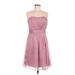 The Limited Casual Dress - Party Open Neckline Sleeveless: Pink Print Dresses - New - Women's Size 8