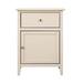 Winston Porter Neima Nightstand in Beige Wood in Brown | 25.08 H x 19.08 W x 15.08 D in | Wayfair C6D9FC71402E44E6B87EE1DF542B66A6