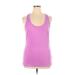 Reebok Active Tank Top: Purple Activewear - Women's Size X-Large