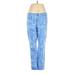 Lilly Pulitzer Casual Pants - Mid/Reg Rise: Blue Bottoms - Women's Size 8