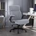 Inbox Zero Llambrini Ergonomic Executive Chair Upholstered/Metal in Gray | 42.5 H x 28 W x 29.3 D in | Wayfair 4A634D13641A43B1B36872AA7668552A