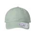 Infinity Her CASSIE Women's Pigment-Dyed Fashion Undervisor Cap in Sage/Polka Dots size Adjustable | Cotton