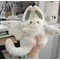 Kawaii bianco pipistrello coniglio giocattoli di peluche spirito magico creativo pipistrello coniglietto morbido peluche bambola peluche cuscino giocattolo per bambini donne