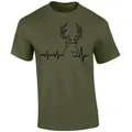 Hunter TShirt Hunter caccia arma Hunter Gift Deer Hunt t-shirt Casual da uomo 100% cotone sciolto