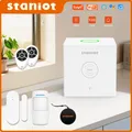 Staniot SecCube 3 Kit sistema di allarme 433Mhz Wireless WiFi Tuya Smart Security Protection Support controllo APP RFID funziona con Alexa,Batteria integrata da 1000 mAh e sirena