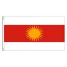 90x150cm bandiera Yezidi yzidische Flagge Tausi Melek Ezdi Ezdixan