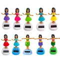New Solar Swinging Hawaiian Girl Doll Car ornamenti creativi decorazioni per auto Hulala Girl