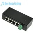 4 porte LAN alimentazione passiva modulo Ethernet iniettore DC 9-48V telecamera IP alimentatore adattatore Switch PoE scatola PoE