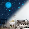 1049pcs adesivi luminosi moon star glow in the dark wall adesivi luminosi 3D camera da letto