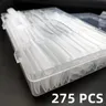275 pezzi 3:1 termoretraibile scatola trasparente tubo termorestringente con colla