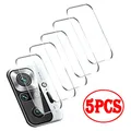5 pezzi di vetro temperato su Redmi Note 10 Pro Max 10s 9T pellicola protettiva per fotocamera per Xiaomi 11 Ultra 10T Pro Poco X3 Pro NFC M3 F3