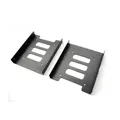 Adattatore per montaggio da 2,5" SSD SATA IDE a 3,5" Staffa per disco rigido per PC SSD da 2,5 pollici a basi di archiviazione dock desktop da 3,5 pollici Nero