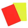 Arbitro di calcio carte gialle rosse arbitro di calcio in PVC carte rosse e gialle carte di