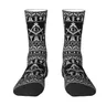 Masonic Mason Freemason Pattern Dress Socks uomo Womens Warm Funny novità Crew Socks