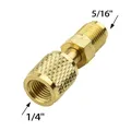 1Pc R32 R410a Frigorifero Connettore Testa Maschio 5/16 A Femmina 1/4 SAE Adattatore Aria Condizionata Attacco Rapido Aria Condizionata Parte