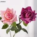 5Pc High-end Feel idratante Big Austin Rose Flower Real Touch fiori artificiali Rose Wedding Decor