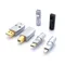 Accessori per spine per telefoni cellulari in rame tipo C Lightning Shell USB Metal Shell cavo dati