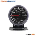 Dynoracing 2.5 pollici 60mm auto Turbo Boost Gauge 3 BAR bianco e ambra doppio display a LED con avviso di picco indicatore per auto contatore per auto