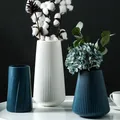 Vaso di fiori decorazione vaso di plastica per la casa vaso di fiori in ceramica imitazione bianca cesto di fiori vasi di decorazione nordica per fiori