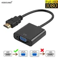 Adattatore da HDMI a VGA convertitore cavo da HDMI a VGA compatibile HDMI maschio a VGA femmina HD