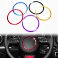 Auto Volante Copertura Decorazione Anello Adesivo Blu/Rosso/Nero/Oro/Viola Per Audi A3 A4 B8 B6 A6 A7 A8 C6 Q3 Q5 Q7 A5 C7 TT