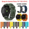Cinturino Smart Watch in Silicone 22mm 26mm per Garmin Fenix 7X 7 Fenix 6X 6 Pro Fenix 5X 5 Plus 3HR