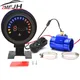 Indicatore di temperatura dell'acqua universale da 52 mm Strumento digitale a LED per auto Sensore di temperatura dell'acqua da 10 mm con adattatore per tubo radiatore