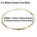 Radian Chitarra Fret Wire 2.5 Metri Chitarra Tastiera FAI DA TE Fret Wire Ottone Larghezza 1.6/1.8/2.0/2.2/2.4/2.7/2.9mm Ottone Per Basso