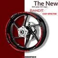 Adesivi riflettenti per ruote moto per Suzuki Bandit bandit Tire Decoration Rim Logo Stickers 1200