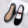 Scarpe di stoffa per scarpe da donna scarpe singole scarpe da lavoro scarpe di stoffa nere hotel
