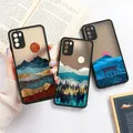 Custodia per paesaggi per Xiaomi Mi 11 Lite 5G NE custodie Xiaomi 11T 12 12T 10T Pro Poco F5 X5 Pro X4 GT X3 NFC F3 Cover opaca per telefono Fundas