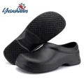 YEINSHAARS New men's Chef Kitchen pantofole da lavoro scarpe da giardino estate muli traspiranti