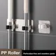 Ganci adesivi multiuso Supporto per organizer per mop montato a parete RackBrush Gancio per scopa Gancio per cucina Bagno Ganci resistenti