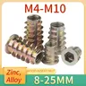 10 pz/lotto M4 M5 M6 M8 M10 filettatura in lega di zinco esagono esagonale testa a esagono incassato