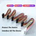 SATA 3.5/2.5 pollici da 1 a 5 SATA alimentatore per disco rigido cavo Splitter cavo adattatore di