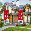 Open House Swooper Flag Pole Kit Sign pubblicità per le aziende Feather Flag for House Agent Sale