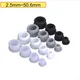 Tappi in gomma siliconica da 2,5 mm ~ 50,6 mm Nero/Bianco/Trasparente/Grigio Tappi per fori di tipo