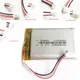 Batteria ricaricabile LiPo ai polimeri di litio da 3,7 V 2000 mAh JST 1.0/1.25/1.5/ 2.0/2.5 Connettore a 3 pin per DVD PAD Camera GPS 103450