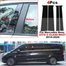 4 pezzi nero lucido montanti per montanti per porte e finestre per Mercedes Benz VITO V CLASS W447