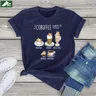 100 cotone divertente maglietta Corgi cane paffuto stile arte vestiti unisex Kawaii Corgi cane