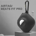 Custodia per auricolari Airtag/Beats Fit Pro per Beats Fit Pro Custodia protettiva per caricabatterie per auricolari Bluetooth wireless in silicone morbido con gancio