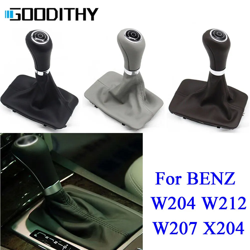 Auto Nero Grigio Pomello Del Cambio Automatico Leva di Avvio di Ricambio Per Benz CE GLK AMG W204 W212 W207 X204 C204 C63 C300 C250 C350