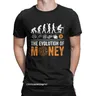 Maglietta da uomo da donna Bitcoin Evolution Of Money BTC Crypto Tee Shirt criptovaluta Blockchain