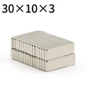 2/5/10/20/50 pz 30x10x3 blocco NdFeB magnete al neodimio N35 30mm x 10 mm x 3 mm Super potente