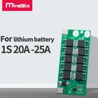 bms 1s 3.2v 3.7v Li ion lipo LFP4 20A 25A Per lampione solare Scheda di protezione carica e scarica per batterie al litio PCM