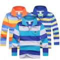 Bambino ragazzi Polo manica lunga neonato Camisetas camicie per ragazzi Polo per ragazzo teenager