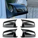 Per BMW 5 6 7 Serie E60 E61 E63 E64 F06 F07 F10 F11 F13 F01-F04 Modello in fibra di carbonio Nero Ala laterale Tappo di copertura dello specchietto retrovisore