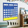 Calendario tascabile calendario didattico calendario grafico organizzato in classe calendario