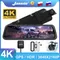 Jansite 10 "4K Car DVR Driving registratori specchio Touch Screen Time-lapse Video muslimah Dashcam