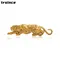 Spilla animale Vintage feroci spille tigre Color oro spilla leopardata accessori per abiti da uomo
